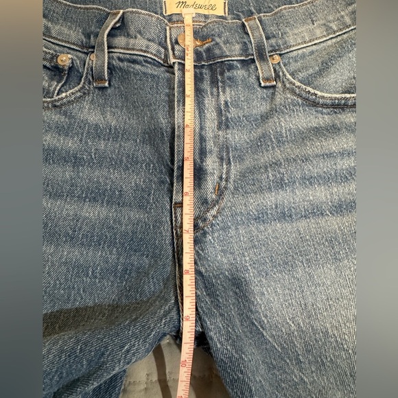 Madewell Mid Rise Perfect Vintage rough hem Jeans. Size 26 GUC. - Picture 6 of 13